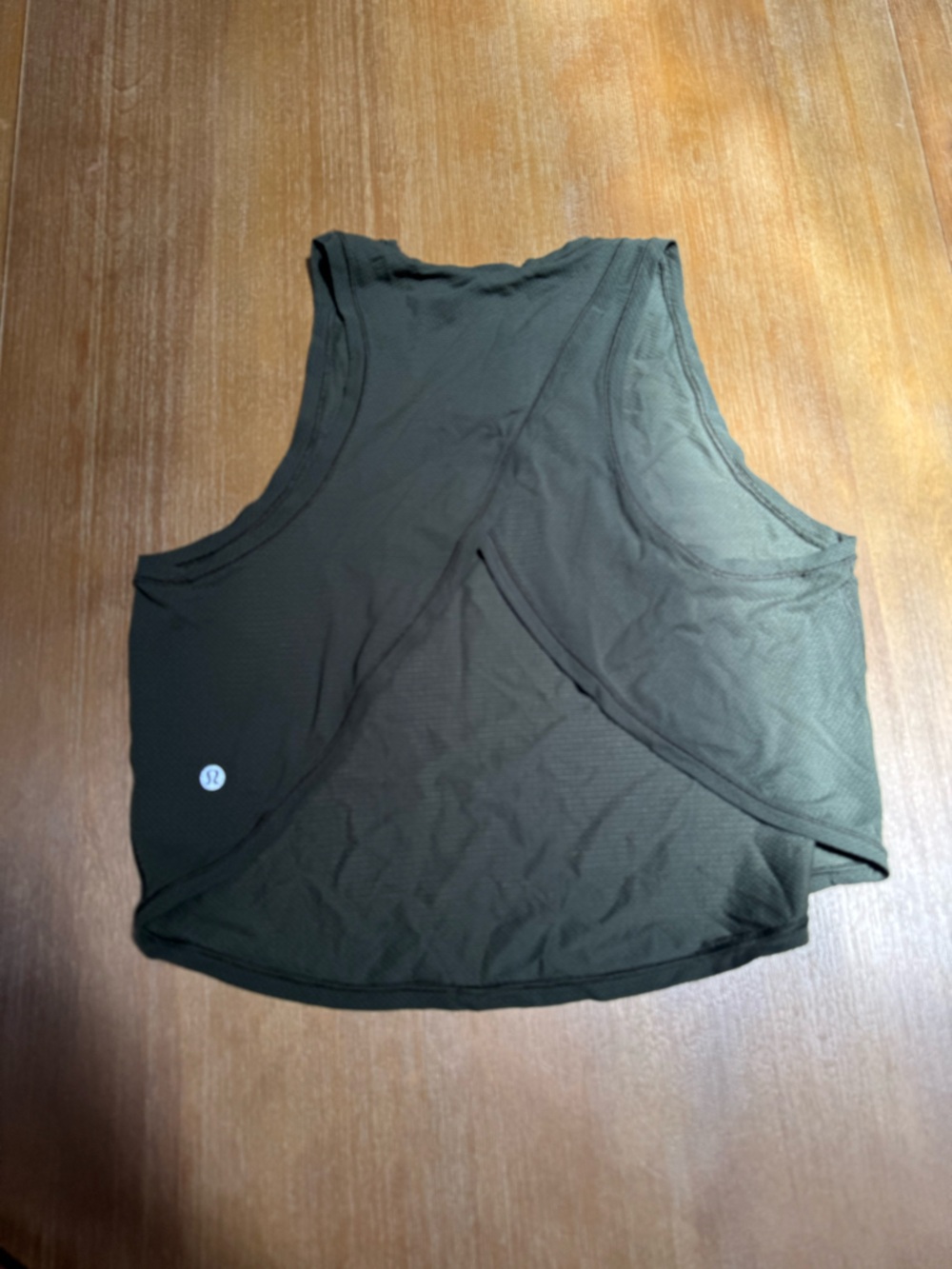 lululemon athletica Olive Green Mesh Crop Tank - Picture 3 of 3